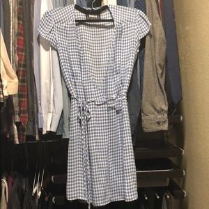 Reformation Oyster Dress in Skyline color